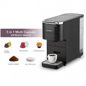 Rohnson Multicapsule 5 σε 1 R-98055 Μηχανή Espresso 1545W Πίεσης 20bar Μαύρη Rohnson Multicapsule 5 σε 1 R-98055 Μηχανή Espresso 1545W Πίεσης 20bar Μαύρη